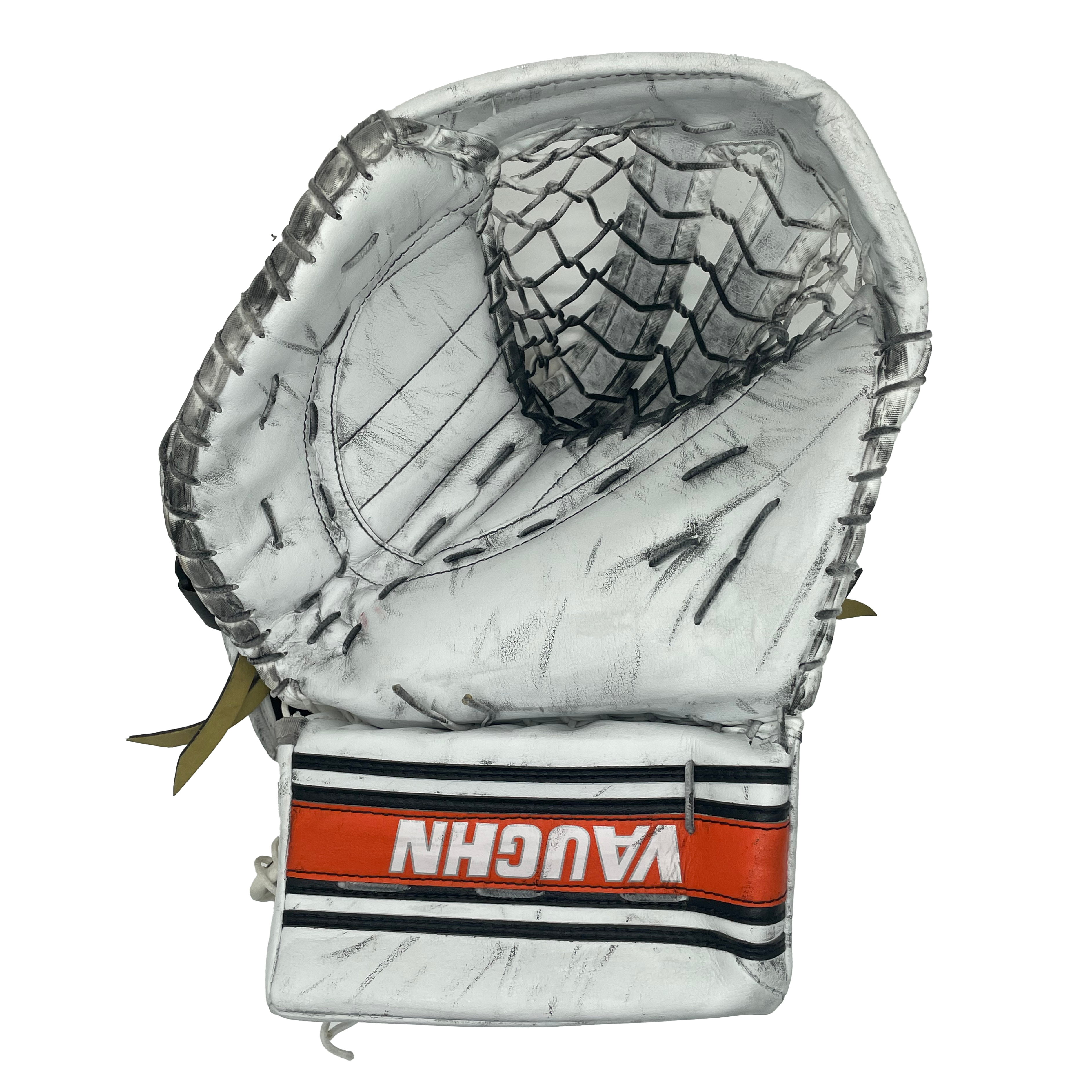 Vaughn V6 2000 Pro - Gant de gardien droitier d'occasion (blanc/noir/orange)
